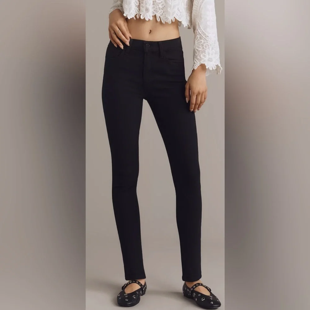 Joe's Jeans The Charlie High-Rise Skinny Jeans Faded Black size 27 - Picture 2 of 14